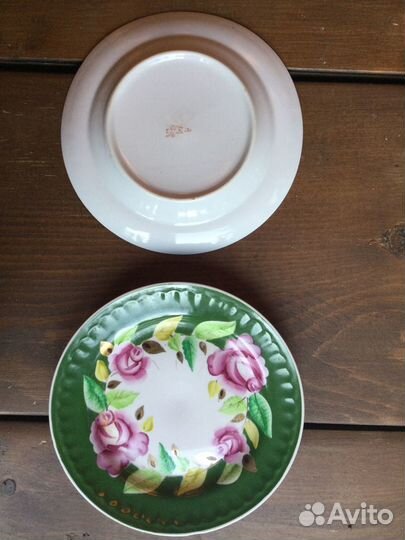 Редкие тарелки ручная роспись агашки