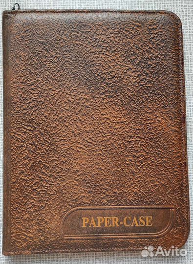 Кожаная папка А4