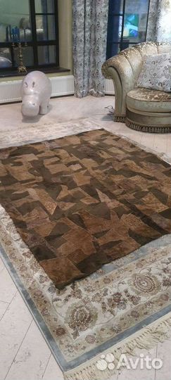 Плед из овчинки