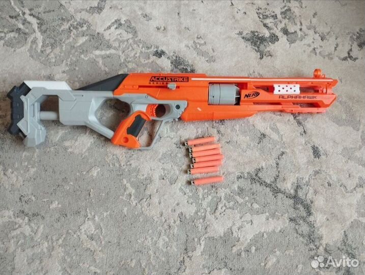 Бластер Nerf Accustrike AlphaHawk