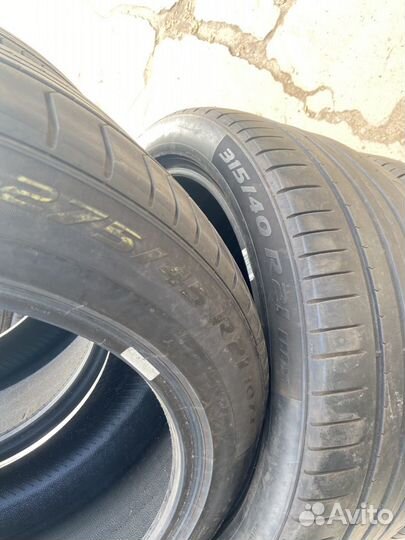 Pirelli P Zero 275/45 R21 и 315/40 R21 107Y