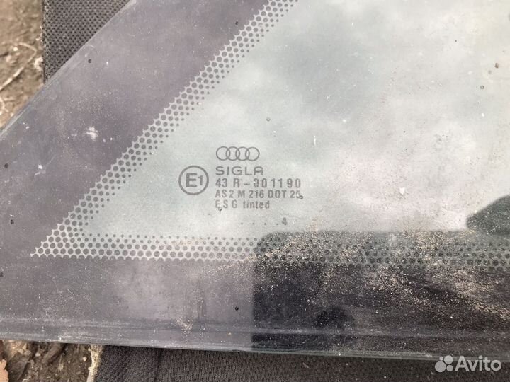 Стекло кузовное глухое правое для Audi 100 C4 19