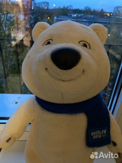 Плюшевый медведь сочи 2014