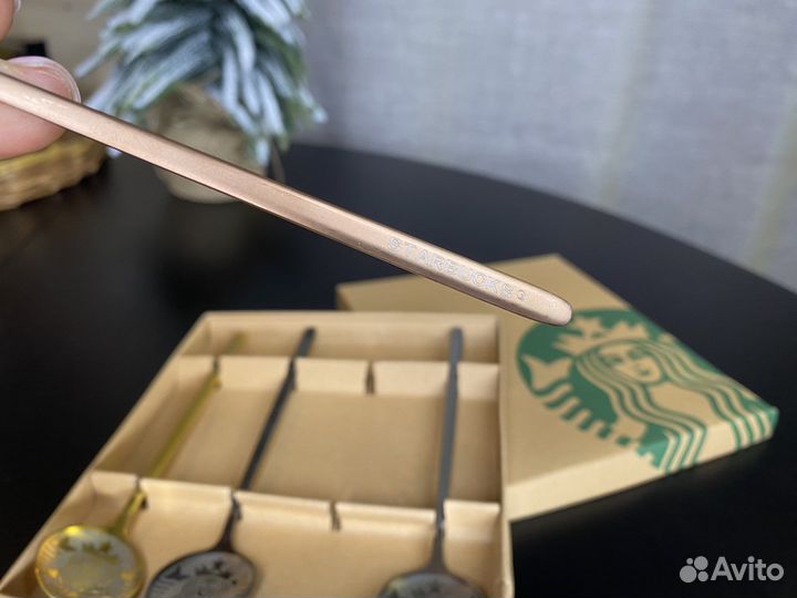 Starbucks набор ложки новые старбакс