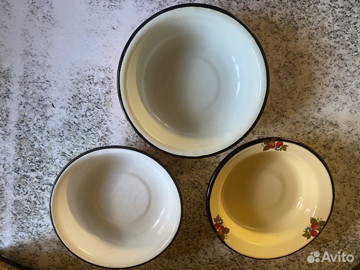 Миски эмалированные СССР