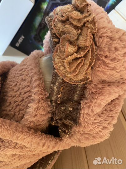 Нарядный комплект (берет и шарф)