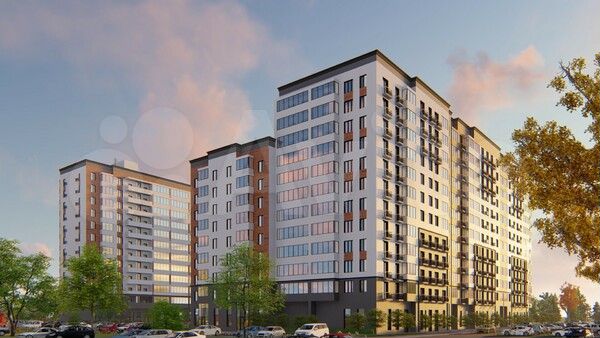 2-к. квартира, 61,8 м², 6/12 эт.