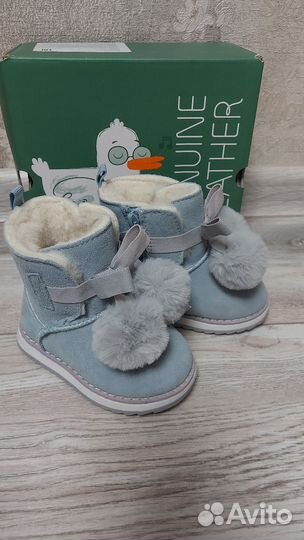 Сапоги зимние новые натуральные Tombi р-р21