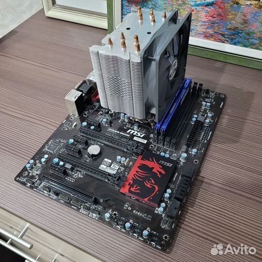 I7 3770k + Z77A-G45 gaming + 8гб озу + кулер