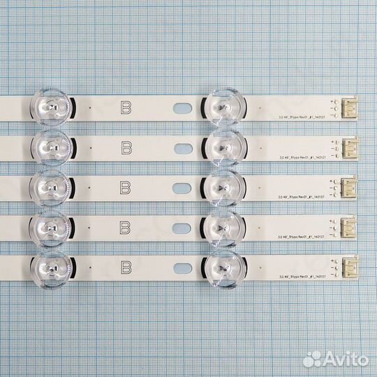 49LB/49LF/49UF/49LX/49LY - Комплект светодиодной п
