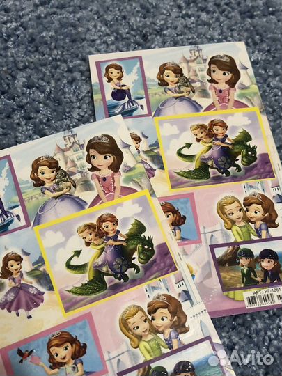 Наклейки принцессы