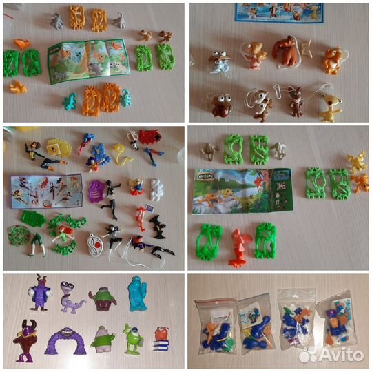 Лот коллекций киндеров