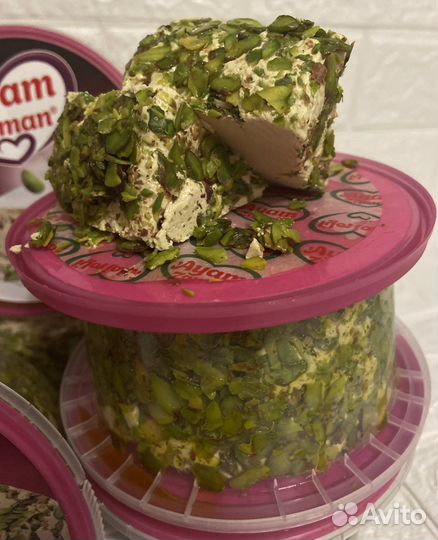 Халва Кунжутная с фисташками Экстра 400 гр/Сирия