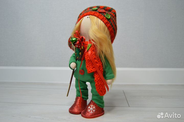 Интерьерная кукла тильда 