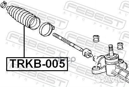 Пыльник рулевой рейки (toyota corolla