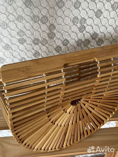 Деревянная сумка летняя