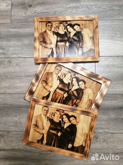 Выжигание картин на дереве по фото