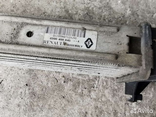 Интеркулер рено логан 1.5DCi