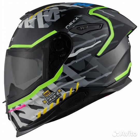 Nexx Y.100R Urbangram Full Face Helmet Черный