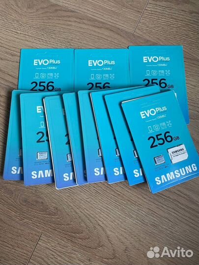 Карта памяти MicroSD Samsung EVO Plus 256 Gb