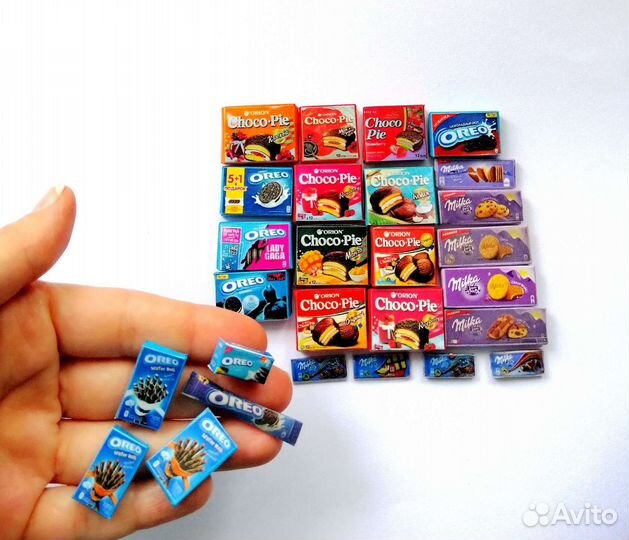 Миниатюры Milka, Oreo и другие