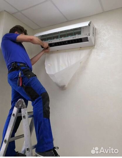 Монтаж, демонтаж кондиционеров, закладка трассы