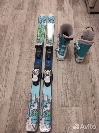 Горные лыжи детские комплект