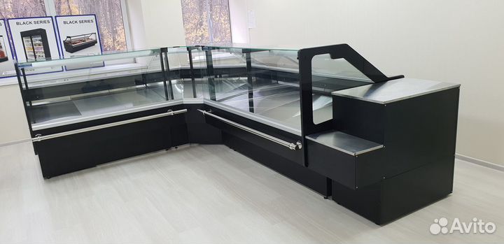 Витрина универсальная Rimo Cube Black -6.+6 C