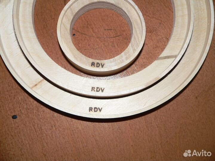 Кольца проставочные, с потаем, для динамиков