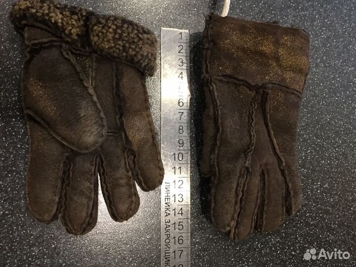 Перчатки нат. кожа