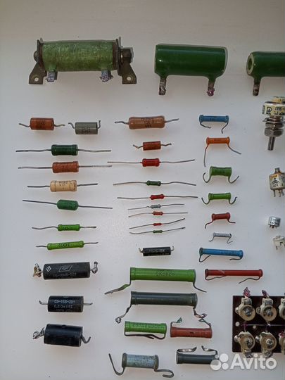 Радиодетали резисторы конденсаторы диоды СССР