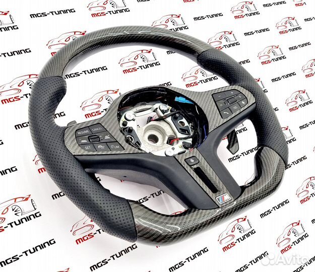 Руль с подогревом BMW 4 серия G22 G23 G26 карбон M