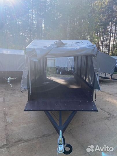 Прицеп двухосный 3.5х1.5 бортовой усиленный