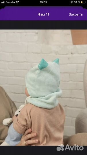 Шапка и снуд для девочки