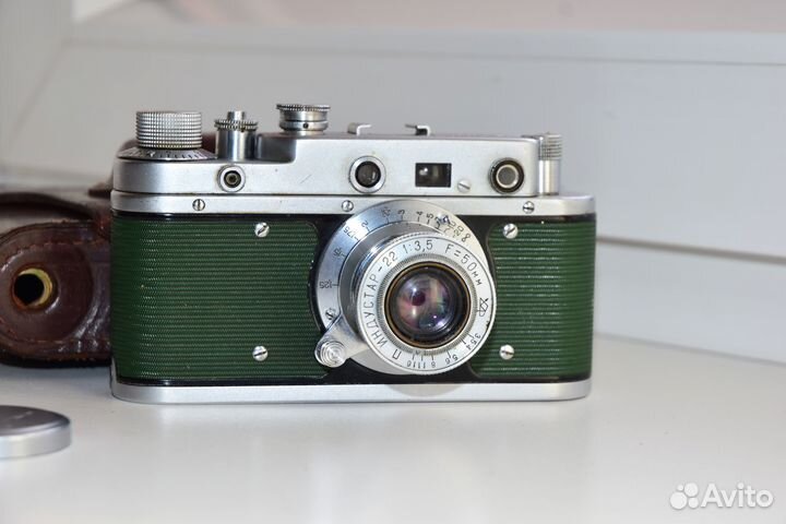 Зоркий C Юбилейный фотоаппарат из СССР зеленый