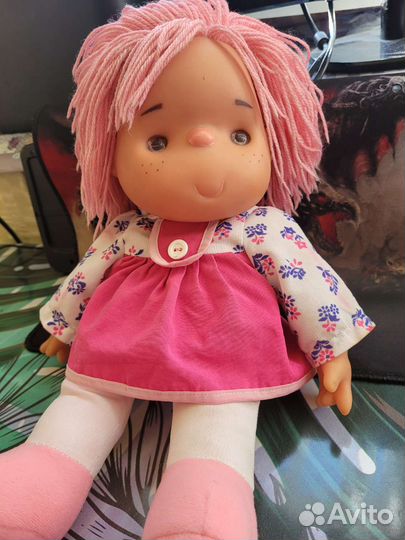 Кукла Барбарик ГДР винтаж мягконабивная