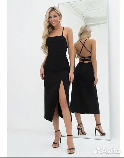 Вечернее платье миди