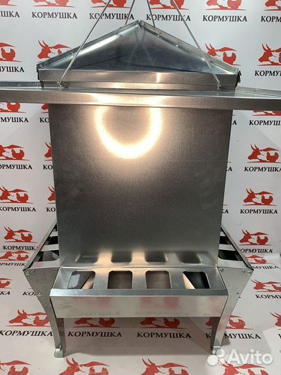 Кормушка Антигрызун для птицы 50 литров