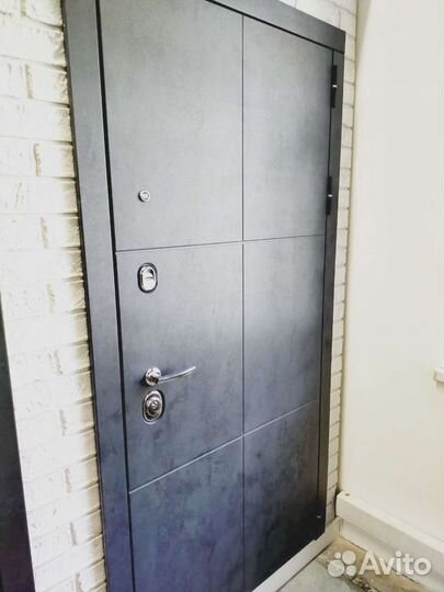 Дверь входная с зеркалом