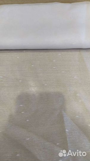 Остаток тюль, новая