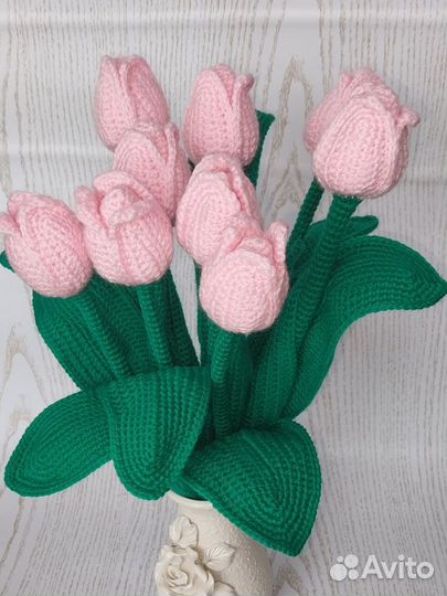 Цветы вязаные