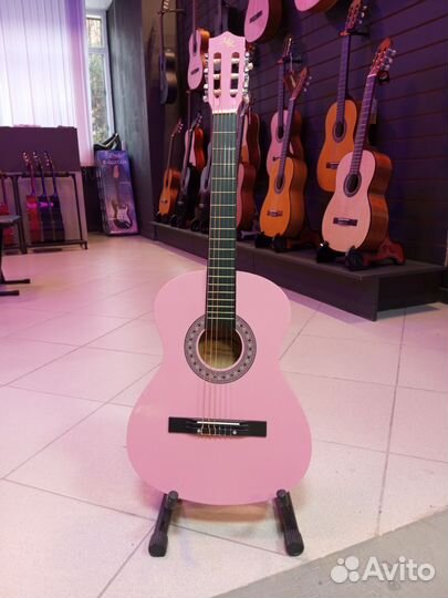 Martin Romas JR-N36 PK гитара 3/4 розовая