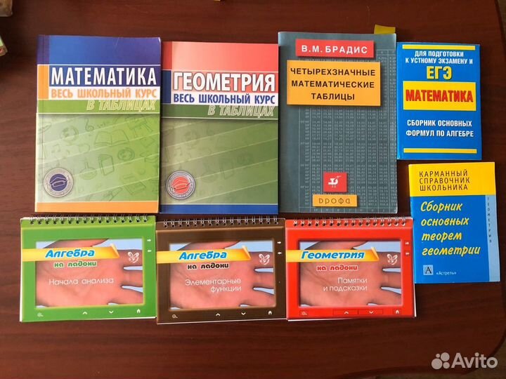 Книги для подготовки к экзаменам