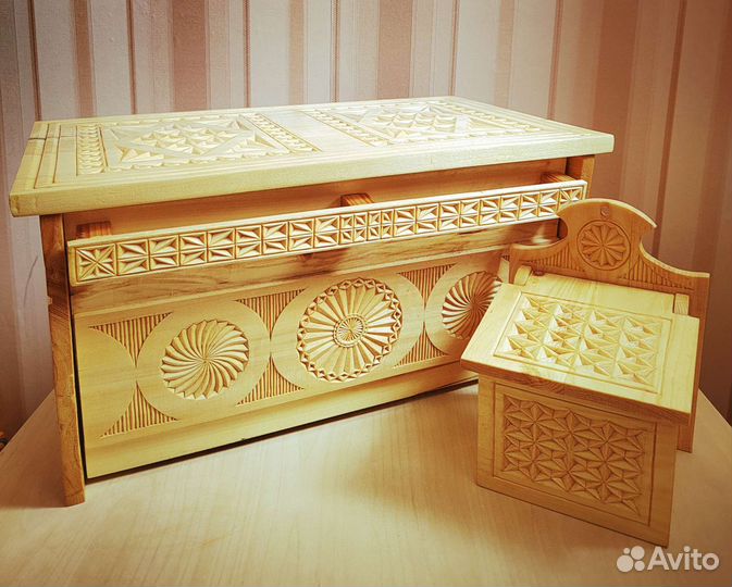 Хлебница деревянная новая