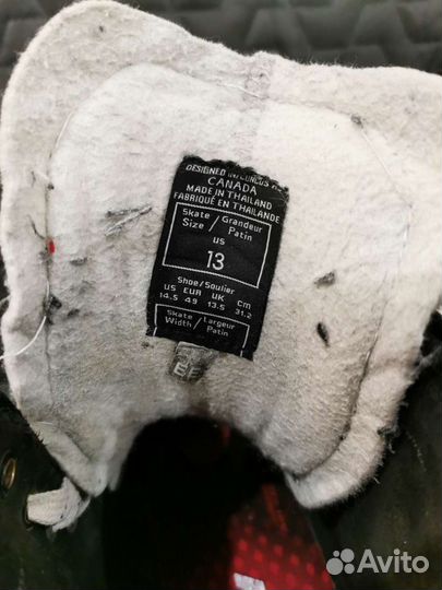 Коньки CCM RBZ 13 US Sr, стакан ссм SB +4,0