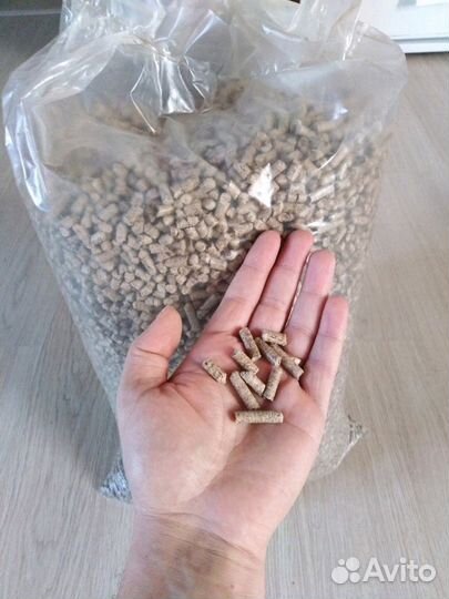 Кошачий наполнитель древесный 10.5кг мешок