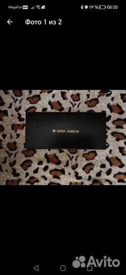 Коробка от очков linda farrow (оригинал)