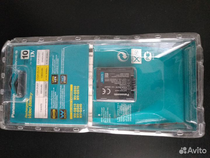 Аккумулятор Panasonic CGA-DU14 оригинал, Япония