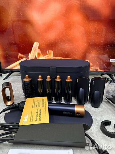 Фен dyson синий медный премиум оптом