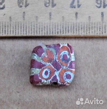 Бусина цветная Скифы - Сарматы домонгол № 45 подар